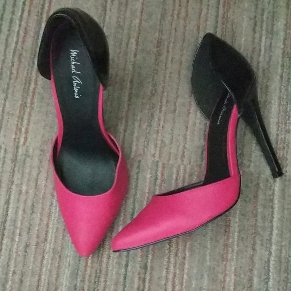 Michael Antonio Shoes - Pink and Black Michael Antonio Heels.
